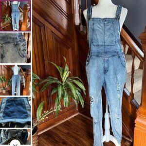 trendy distressed Bibs